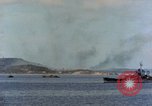 Image of US Navy warships shell Guam during World War II Guam, 1944, second 25 stock footage video 65675035328
