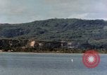 Image of US Navy warships shell Guam during World War II Guam, 1944, second 36 stock footage video 65675035328