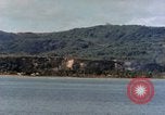 Image of US Navy warships shell Guam during World War II Guam, 1944, second 37 stock footage video 65675035328