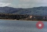 Image of US Navy warships shell Guam during World War II Guam, 1944, second 40 stock footage video 65675035328