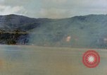 Image of US Navy warships shell Guam during World War II Guam, 1944, second 42 stock footage video 65675035328