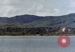 Image of US Navy warships shell Guam during World War II Guam, 1944, second 47 stock footage video 65675035328