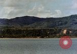 Image of US Navy warships shell Guam during World War II Guam, 1944, second 49 stock footage video 65675035328