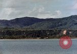 Image of US Navy warships shell Guam during World War II Guam, 1944, second 52 stock footage video 65675035328