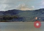 Image of US Navy warships shell Guam during World War II Guam, 1944, second 54 stock footage video 65675035328
