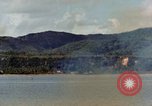 Image of US Navy warships shell Guam during World War II Guam, 1944, second 55 stock footage video 65675035328