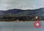Image of US Navy warships shell Guam during World War II Guam, 1944, second 59 stock footage video 65675035328