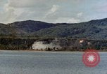 Image of US Navy warships shell Guam during World War II Guam, 1944, second 61 stock footage video 65675035328