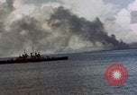 Image of bombardment Saipan Northern Mariana Islands, 1944, second 7 stock footage video 65675035329
