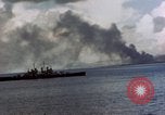Image of bombardment Saipan Northern Mariana Islands, 1944, second 17 stock footage video 65675035329