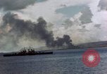 Image of bombardment Saipan Northern Mariana Islands, 1944, second 40 stock footage video 65675035329