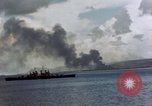 Image of bombardment Saipan Northern Mariana Islands, 1944, second 41 stock footage video 65675035329