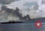 Image of bombardment Saipan Northern Mariana Islands, 1944, second 42 stock footage video 65675035329