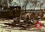 Image of locomotive Saipan Northern Mariana Islands, 1944, second 4 stock footage video 65675035338