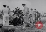 Image of Navy firefighters working at crash sites Pacific Theater, 1942, second 17 stock footage video 65675035347