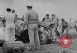 Image of Navy firefighters working at crash sites Pacific Theater, 1942, second 18 stock footage video 65675035347