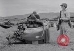 Image of Navy firefighters working at crash sites Pacific Theater, 1942, second 20 stock footage video 65675035347