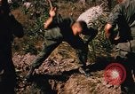 Image of US troops digging foxholes during Operation Big Spring  Vietnam, 1967, second 12 stock footage video 65675035381