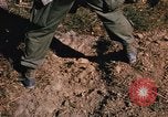 Image of US troops digging foxholes during Operation Big Spring  Vietnam, 1967, second 28 stock footage video 65675035381