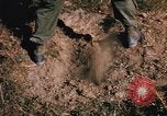 Image of US troops digging foxholes during Operation Big Spring  Vietnam, 1967, second 40 stock footage video 65675035381