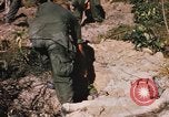 Image of US troops digging foxholes during Operation Big Spring  Vietnam, 1967, second 47 stock footage video 65675035381