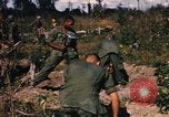 Image of US troops digging foxholes during Operation Big Spring  Vietnam, 1967, second 53 stock footage video 65675035381