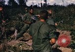 Image of US troops digging foxholes during Operation Big Spring  Vietnam, 1967, second 57 stock footage video 65675035381