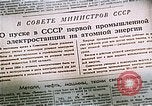 Image of atomic power plant Russia, 1955, second 56 stock footage video 65675035405