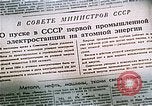 Image of atomic power plant Russia, 1955, second 57 stock footage video 65675035405