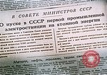 Image of atomic power plant Russia, 1955, second 58 stock footage video 65675035405