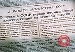 Image of atomic power plant Russia, 1955, second 59 stock footage video 65675035405