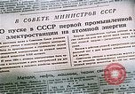 Image of atomic power plant Russia, 1955, second 60 stock footage video 65675035405