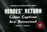Image of Bay of Pigs Cuban prisoners return to USA Miami Florida USA, 1962, second 3 stock footage video 65675035412