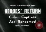 Image of Bay of Pigs Cuban prisoners return to USA Miami Florida USA, 1962, second 4 stock footage video 65675035412