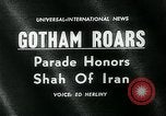 Image of Shah of Iran New York City USA, 1962, second 3 stock footage video 65675035413
