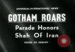 Image of Shah of Iran New York City USA, 1962, second 4 stock footage video 65675035413