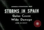 Standbild hohe Windgeschwindigkeiten Donostia-San Sebastián Spanien, 1962, aus Sekunde 1 historischem Filmmaterial Videoclip 65675035414