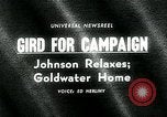 Standbild Lyndon B Johnson Phoenix Arizona USA, 1964, aus Sekunde 1 historischem Filmmaterial Videoclip 65675035417