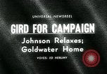 Standbild Lyndon B Johnson Phoenix Arizona USA, 1964, aus Sekunde 4 historischem Filmmaterial Videoclip 65675035417