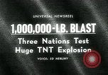 Standbild TNT Explosion Alberta Kanada, 1964, aus Sekunde 1 historischem Filmmaterial Videoclip 65675035418