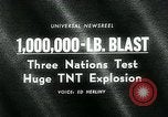 Standbild TNT Explosion Alberta Kanada, 1964, aus Sekunde 4 historischem Filmmaterial Videoclip 65675035418