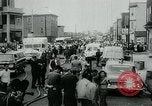 Image of Twenty-three tenement houses consumed by fire in Dorchester area of Boston Boston Massachusetts USA, 1964, second 29 stock footage video 65675035421