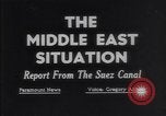 Standbild Suez Krise Suezkanal Ägypten, 1956, aus Sekunde 1 historischem Filmmaterial Videoclip 65675035434