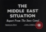 Standbild Suez Krise Suezkanal Ägypten, 1956, aus Sekunde 4 historischem Filmmaterial Videoclip 65675035434