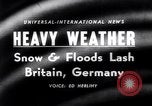 Image of Rhine river Germany, 1958, second 1 stock footage video 65675035443