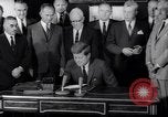 Image of John F Kennedy Washington DC White House USA, 1963, second 30 stock footage video 65675035455