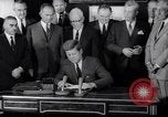 Image of John F Kennedy Washington DC White House USA, 1963, second 31 stock footage video 65675035455