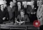 Image of John F Kennedy Washington DC White House USA, 1963, second 33 stock footage video 65675035455