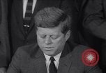 Image of John F Kennedy Washington DC White House USA, 1963, second 35 stock footage video 65675035455