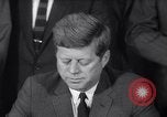 Image of John F Kennedy Washington DC White House USA, 1963, second 49 stock footage video 65675035455